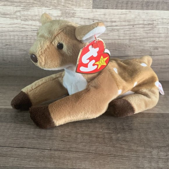 Ty | Toys | Ty Beanie Babies Whisper Deer 997 1998 Rare Errors Retired ...
